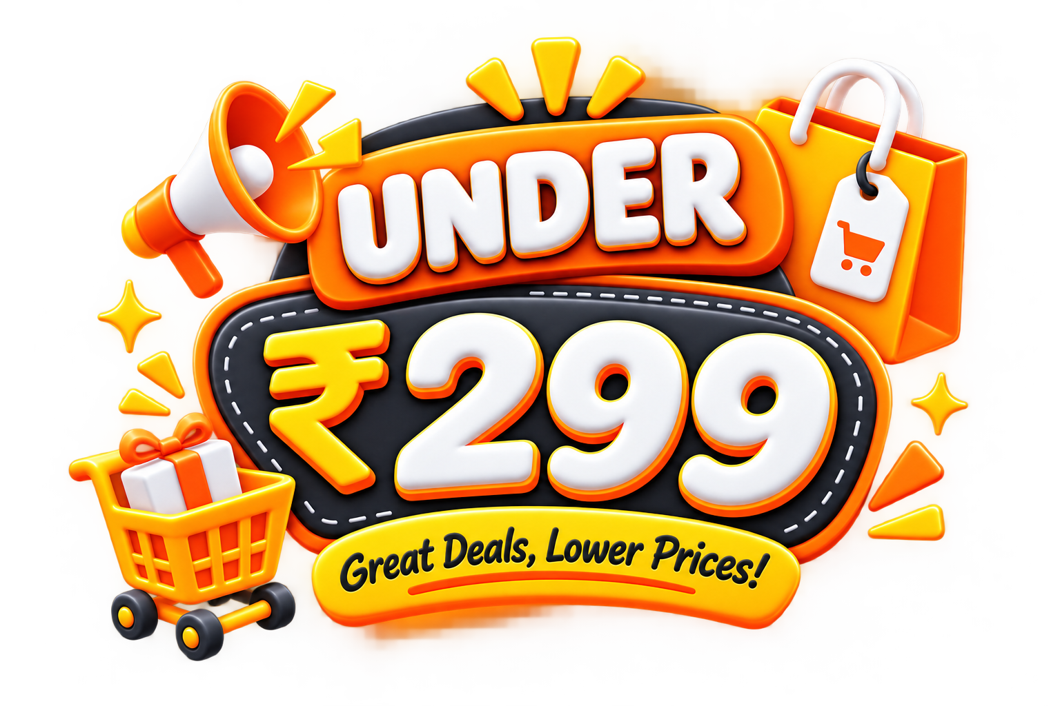 Under ₹299