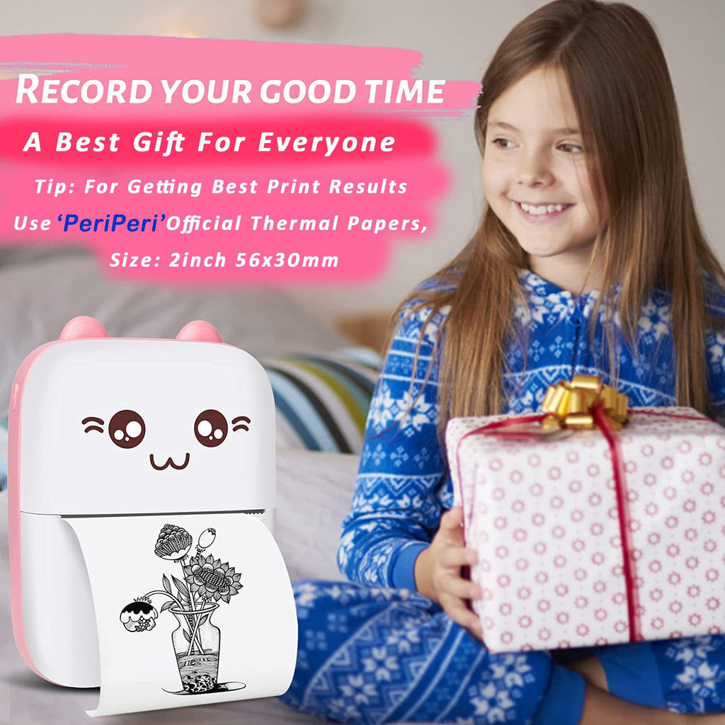 Mini Bluetooth Thermal Printer | Ink-Free Portable Label & Receipt Printer