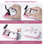 Mini Bluetooth Thermal Printer | Ink-Free Portable Label & Receipt Printer