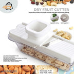 Multipurpose Vegetable & Dry Fruit Slicer with Safety Thumb Guard