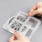 Self-Adhesive Drain Filter Mesh – Hair Catcher for Kitchen Sink & Bathroom | Pack of 10