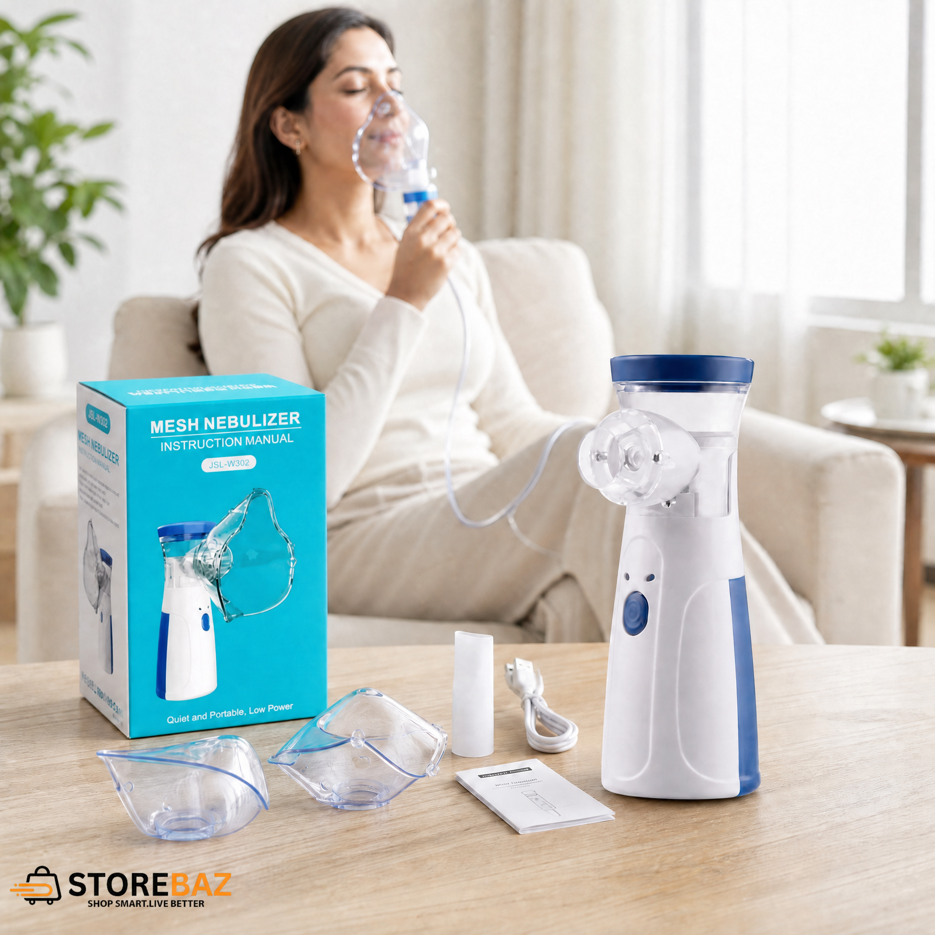 Portable Mesh Nebulizer Machine - Compact & Lightweight