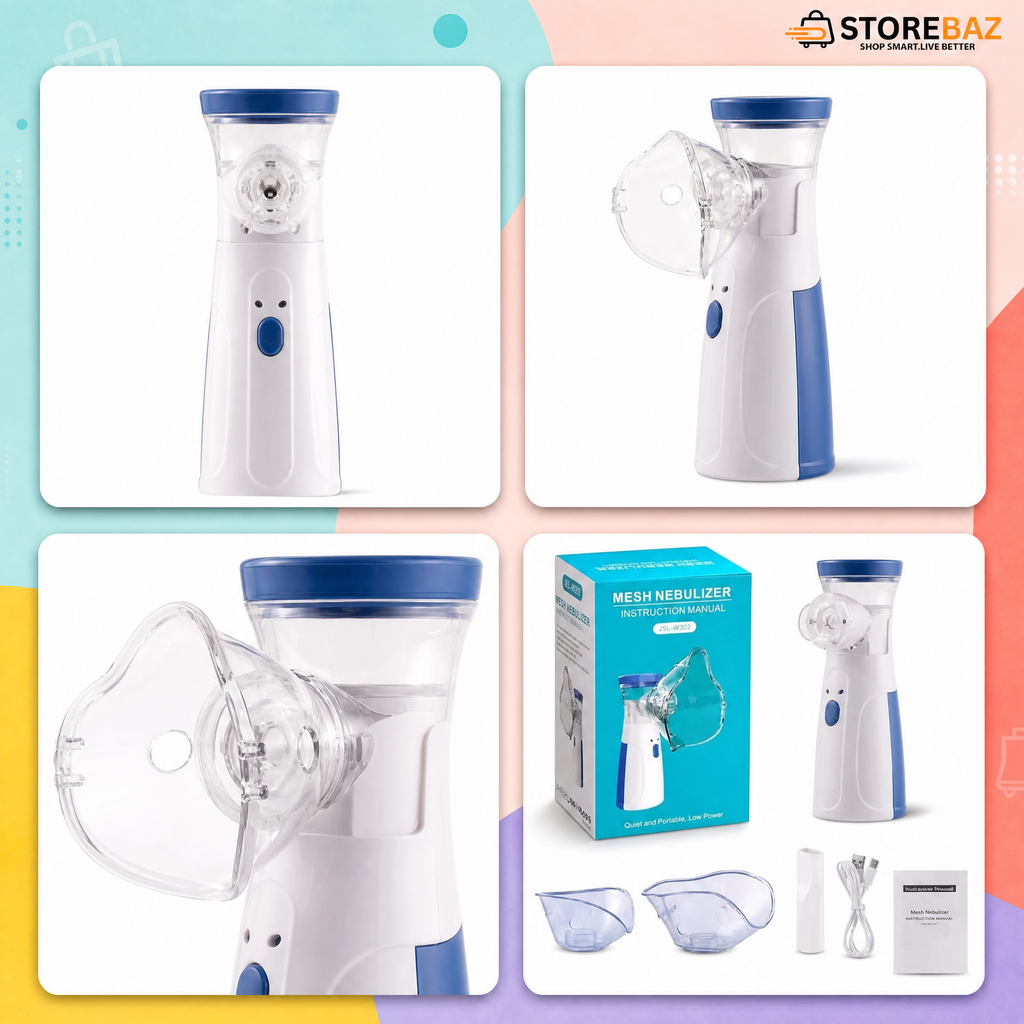 Portable Mesh Nebulizer Machine - Compact & Lightweight